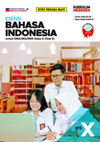 Image of ESENSI BAHASA INDONESIA KELAS X